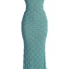 Aqua Gabriela Knit Maxi Dress