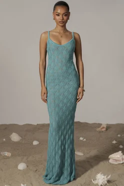 Aqua Gabriela Knit Maxi Dress