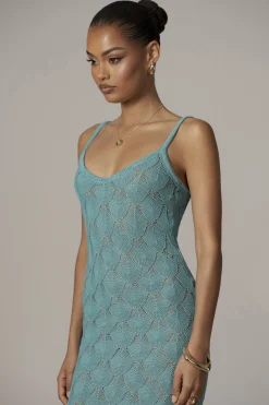 Aqua Gabriela Knit Maxi Dress