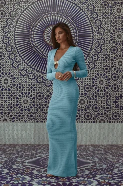 Aqua Sol Sweater Knit Dress