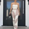 Beige Abstract Tiarra Pants