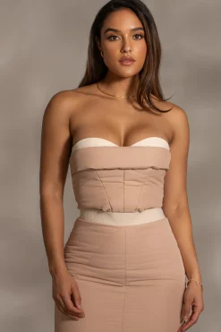 Beige Addyson Skirt Set