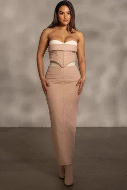 Beige Addyson Skirt Set