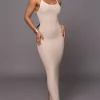 Beige Back To You Maxi Dress