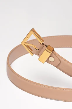Beige Bonnie Buckle Belt