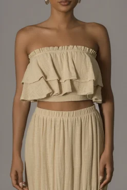 Beige By The Sea Skirt Set