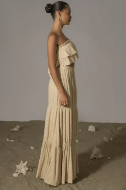 Beige By The Sea Skirt Set