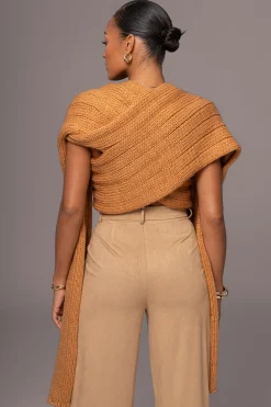 Beige Classic High Rise Trousers