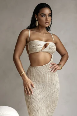 Beige Coastal Escape Dress