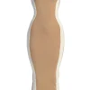 Beige Donna Knit Midi Dress