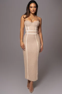 Beige Jozie Bustier Top