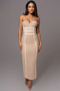 Beige Jozie Bustier Top