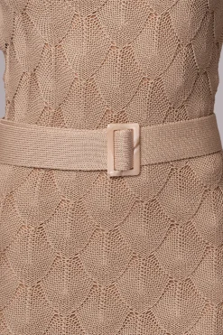 Beige La Costa One Shoulder Dress