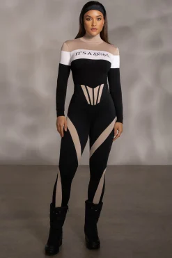 Beige Lifestyle Knit Bodysuit