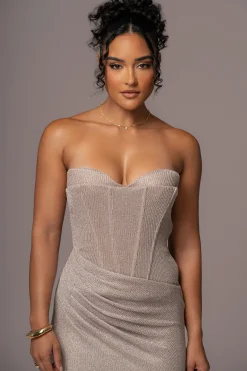 Beige Lush Life Maxi Dress