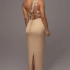 Beige Luxury Living Maxi Dress