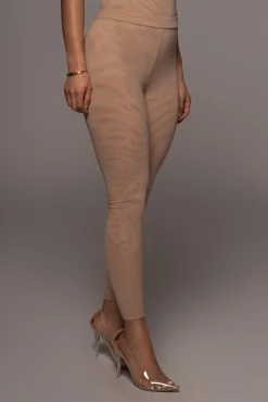 Beige Nina Mesh Pants