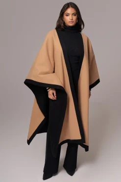Beige Park City Reversible Shawl