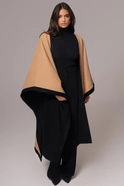 Beige Park City Reversible Shawl