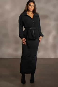 Black Addyson Skirt Set