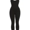 Black Alo Double Layer Jumpsuit