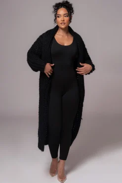 Black Alo Double Layer Jumpsuit