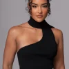 Black Anderson Ribbed Top
