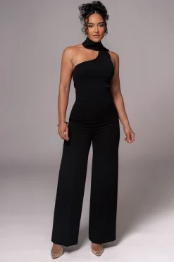 Black Anderson Ribbed Top