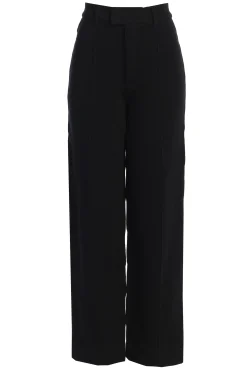 Black Back In Business Knit Trousers