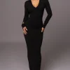 Black Bellinda Collar Maxi Dress