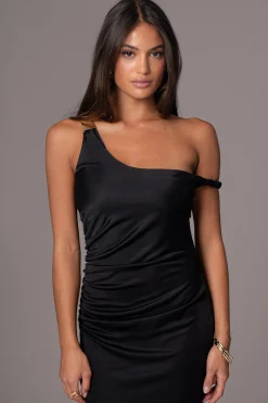 Black Birthday Maxi Dress