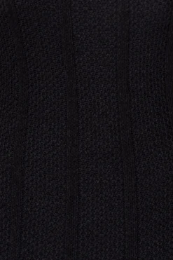 Black Cabana Views Crochet Dress