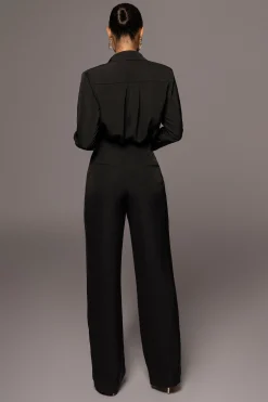 Black Candice Trousers
