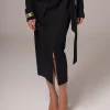 Black City Life Cargo Skirt