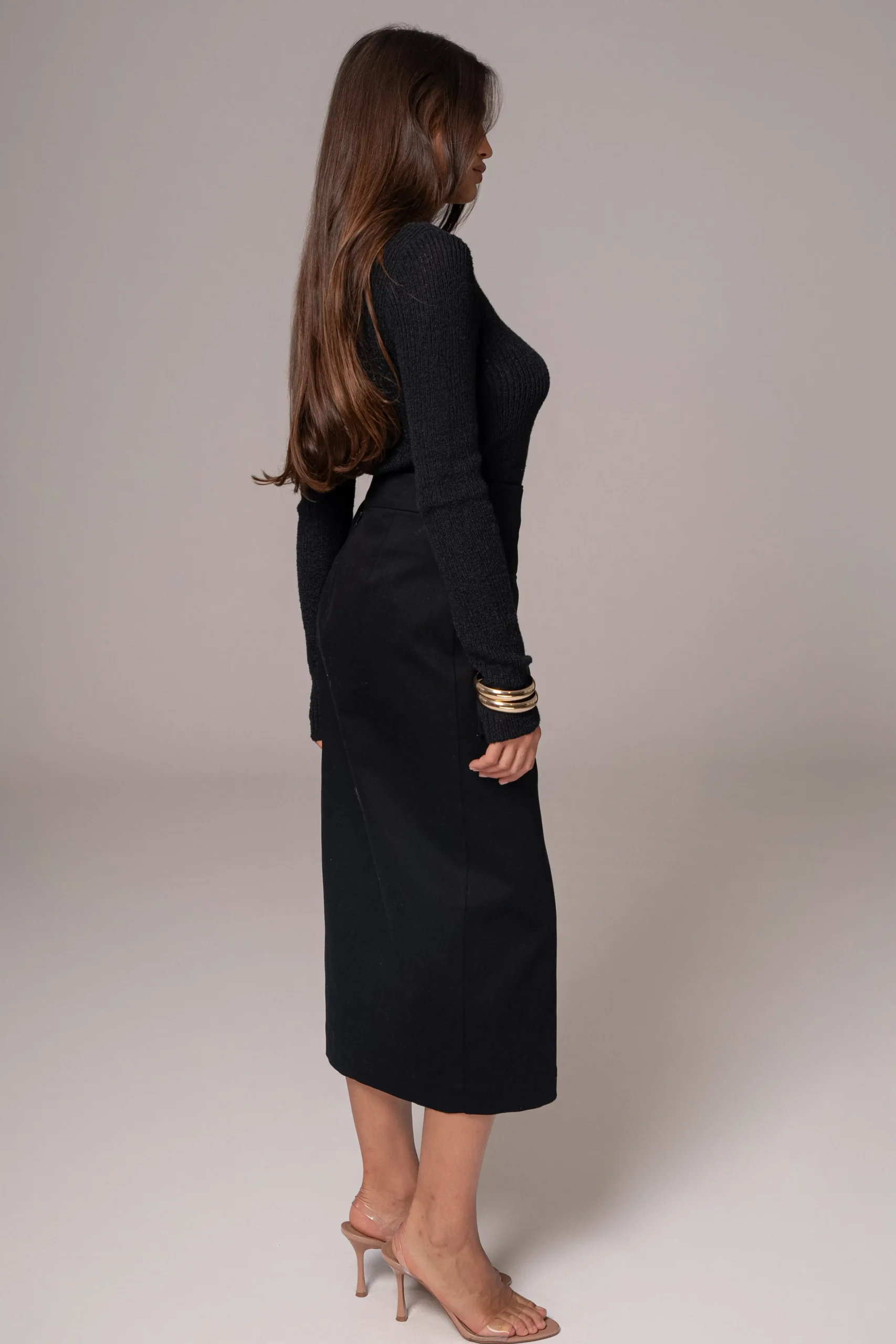 Black City Life Cargo Skirt