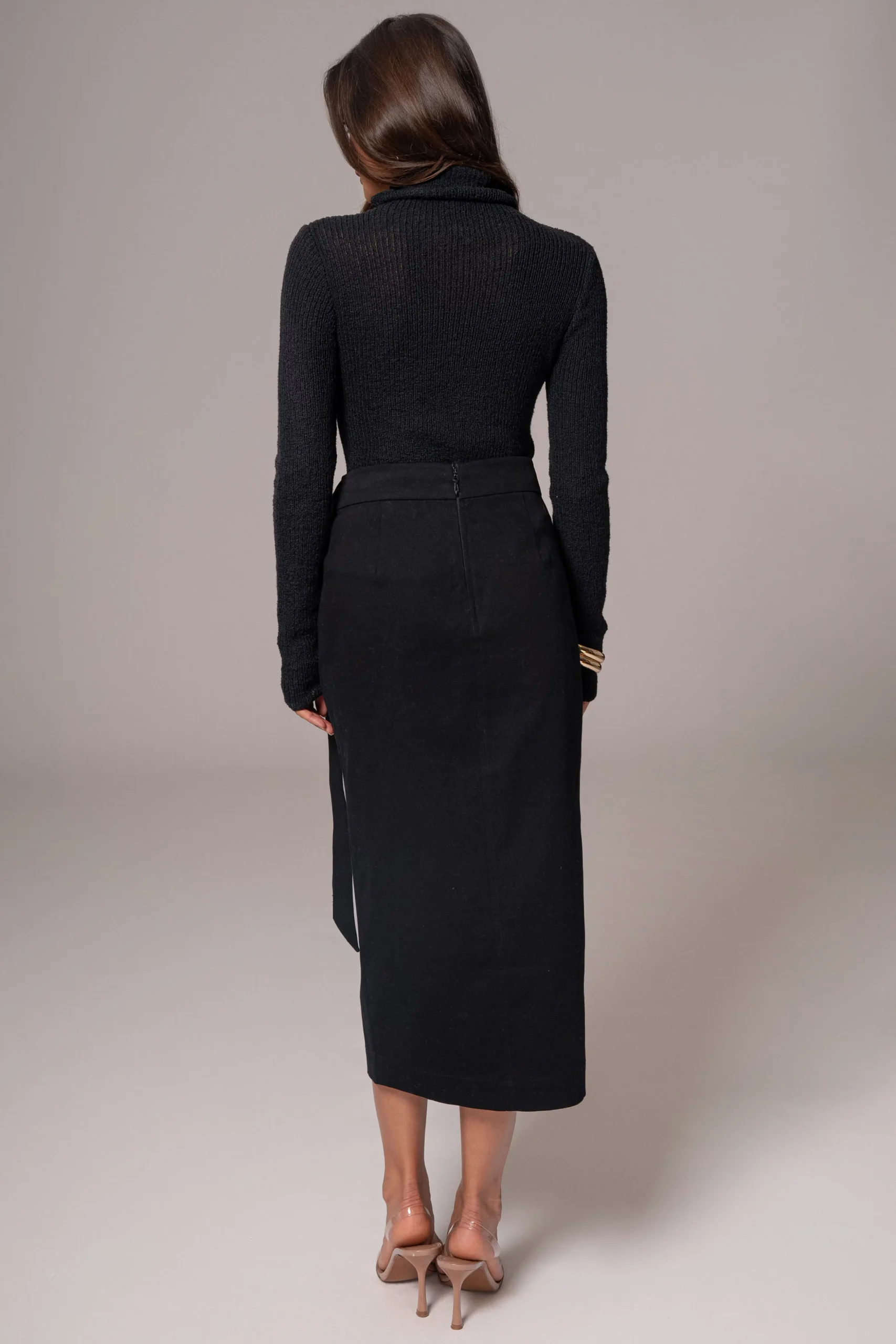 Black City Life Cargo Skirt