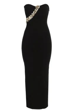 Black Clarisse One Shoulder Dress