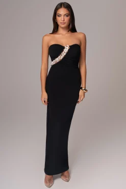 Black Clarisse One Shoulder Dress