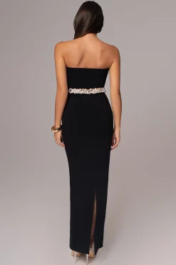 Black Clarisse One Shoulder Dress