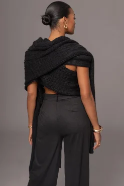 Black Classic High Rise Trousers