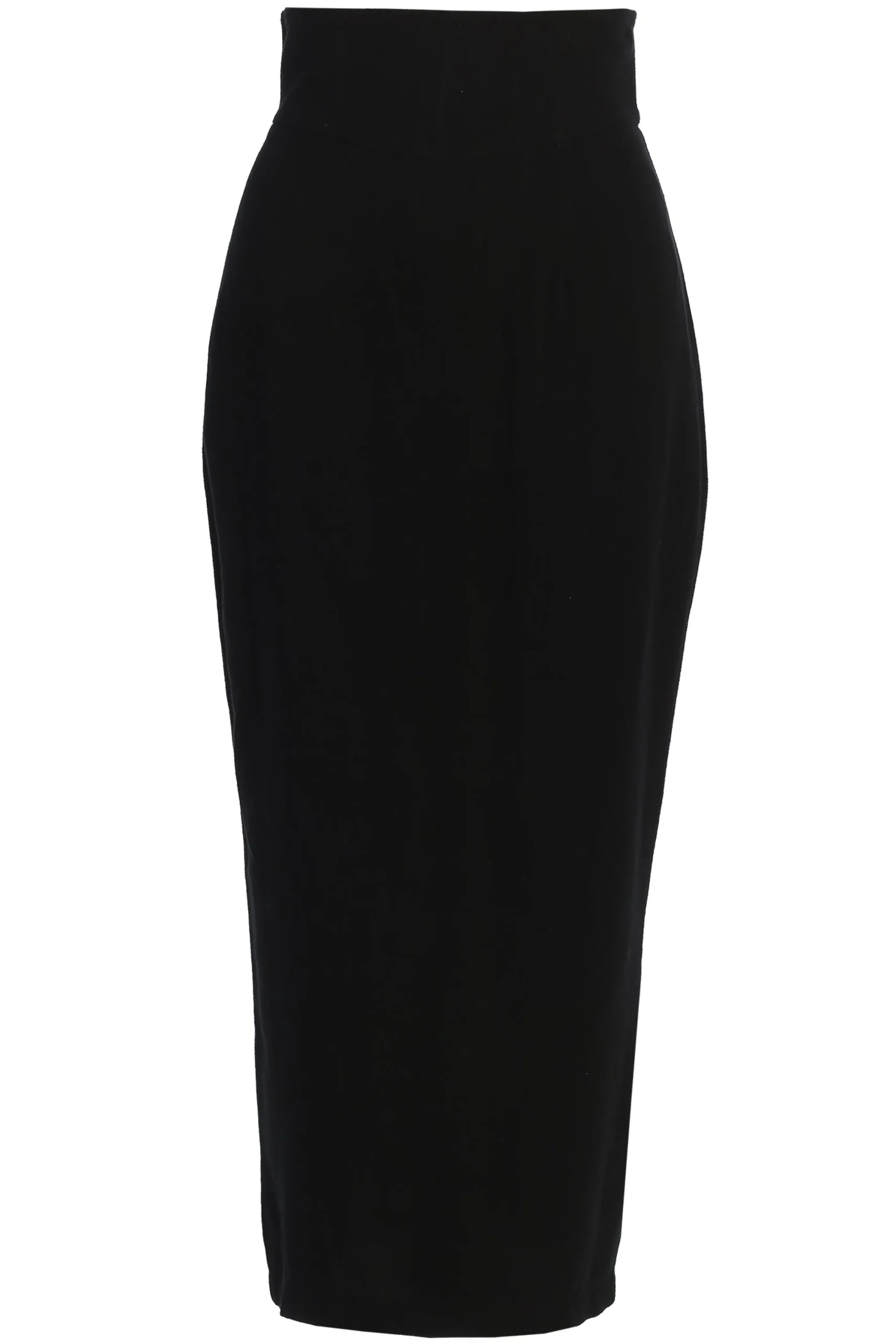 Black Coastland Linen Skirt