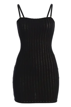 Black Cosmo Mini Dress