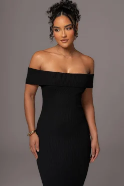 Black Custom  Maxi Dress