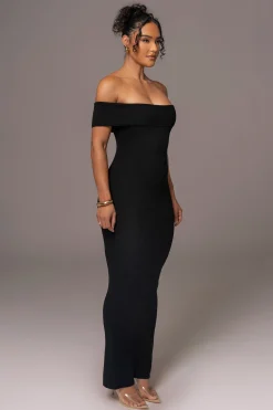 Black Custom  Maxi Dress
