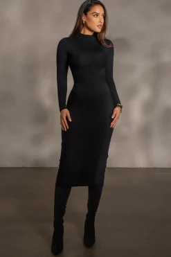 Black Dakotah Midi Dress