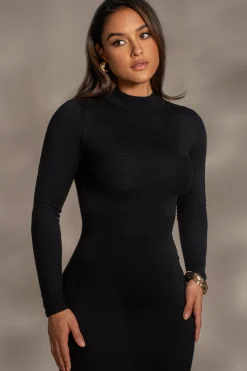 Black Dakotah Midi Dress