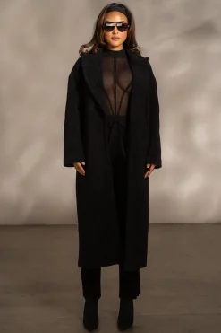 Black Dion Oversized Coat