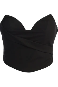 Black Falling For You Corset