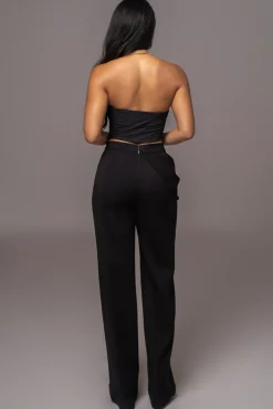 Black Falling For You Corset