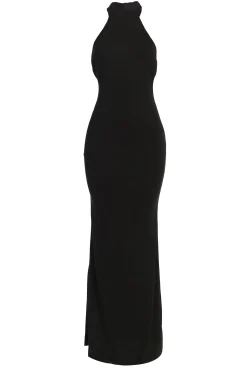 Black Golden Evening Maxi Gown